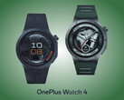 The OnePlus Watch 4 in two leaked launch colours.