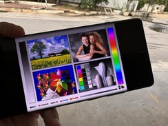 Outdoor viewing under shade
