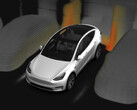 The Park Assist upgrade brings 3D mapping visuals (image: Tesla)