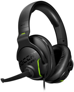 Roccat introduces the Khan AIMO, a lightweight RGB gaming headset with integrated sound card. (Source: Roccat)