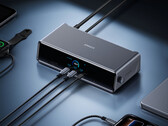 The 14-in-1 Prime Docking Station with triple-display output support is available at €349.99. Pictured: a promo picture of the dock. (Image source: Anker)