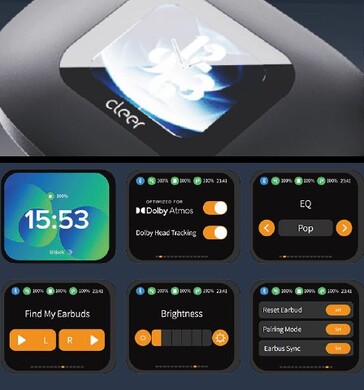 The charging case provides four extra charges and sanitizes the Arc 3 with UV light. (Image source: Cleer)