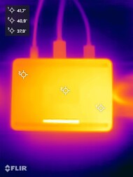 Khada's Mind Pro during the stress test (underside)