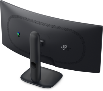 Alienware 34 240Hz Gaming Monitor from the back.