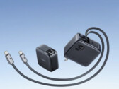 Baseus has released the EnerCore CJ21 Retractable Charger 67W USB-C (pictured) in Europe. (Image source: Baseus)