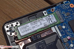 The internal M.2 NVMe SSD