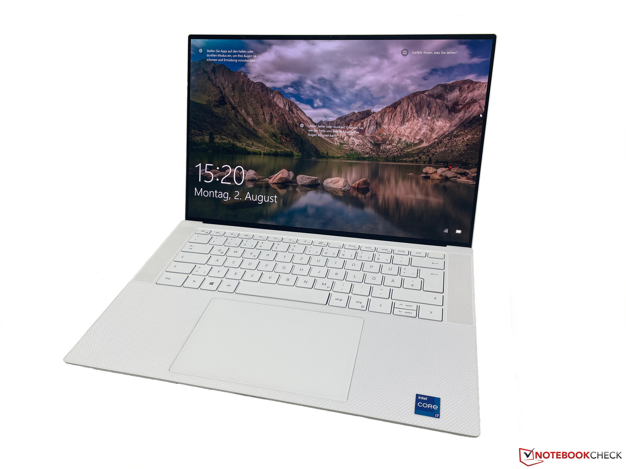 Dell XPS 15 with an Intel Core i7 11800H and Nvidia GeForce RTX