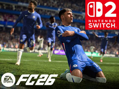 The EA Sports FC 26 Switch 2 banner is shown (Image source: Nintendo of America, EA Sports with edits)