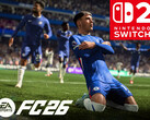 The EA Sports FC 26 Switch 2 banner is shown (Image source: Nintendo of America, EA Sports with edits)