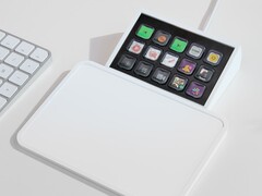 Pictured: 15-key Stream Deck module fitted to a trackpad. Hobbyists can now add Stream Deck buttons to their custom builds without having to tear down the retail versions. (Image source: Elgato)