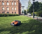 The Husqvarna Automower 520 EPOS robotic lawn mower is now available in Europe. (Image source: Husqvarna)