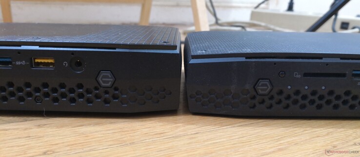 2021 Intel Phantom Canyon (left) vs. 2018 Intel Hades Canyon (right)