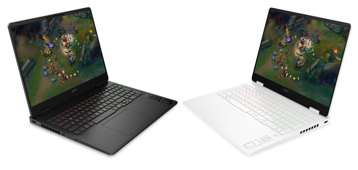The Omen 16 in Shadow Black and Ceramic White. (Image source: HP)