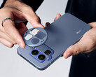 The Realme GT 8 Pro in its Urban Blue finish with its camera plate removed. (Image source: Realme)