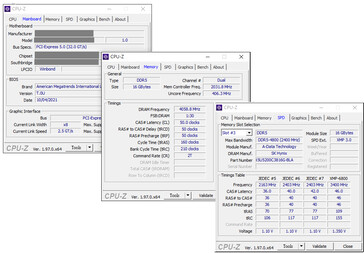 XPG presents the results of its DDR5 overclocking experiment. (Soource: XPG)