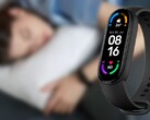 The Mi Smart Band 6 has received a sleep breathing quality monitor update. (Image source: Xiaomi/Gearbest - edited)