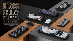 The Keychron BFCM sale will discount a swathe of premium mechanical keyboards. (Image source: Keychron)