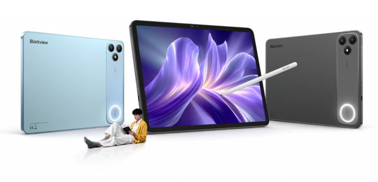 The Blackview Zeno 6 Pro teaser shows the tablet from the front and rear