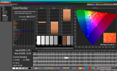 ColorChecker before calibration