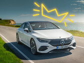 The Mercedes-Benz EQE 350 4Matic electric sedan soared past its EPA range estimates in a recent real-world range test. (Image source: Merceeds-Benz - edited)