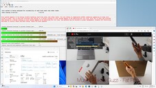 Max latency with several browser tabs opened and 4K video playing