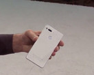 Andy Rubin holds a white version of his Essential phone. (Source: Twitter)