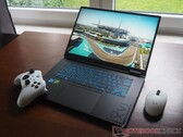 The Gigabyte A16 gaming laptop is powered by an RTX 5070 laptop GPU, Core i7 CPU, and 32 GB of RAM. 