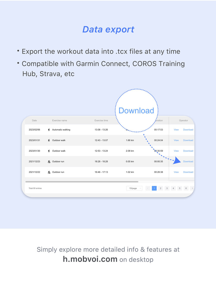 Mobvoi previews its new Sports and Health Data Platform. (Source: Mobvoi)