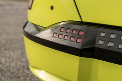 Retro-inspired pixel-array lights take inspiration from the Kona EV's Ioniq 5 big sibling. (Image source: Hyundai)