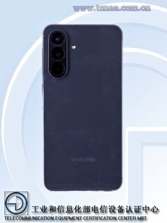 The Samsung Galaxy A56 looks tweaks the isolated triple camera design of former Galaxy A devices. (Image source: TENAA)