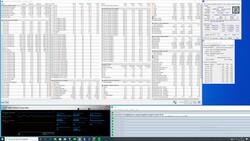 The Intel Core i9-9900KS during the stress test