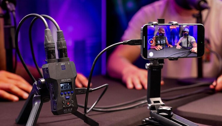 The Zoom H1 XLR is a compact 32-bit recorder desgined for high-quality recordings using external XLR microphones. (Image source: Zoom)