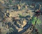 An image showing a battle in Age of Wonders: Planetfall.