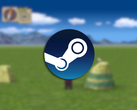 An ingame screenshot with the Steam logo overlaid on top.
