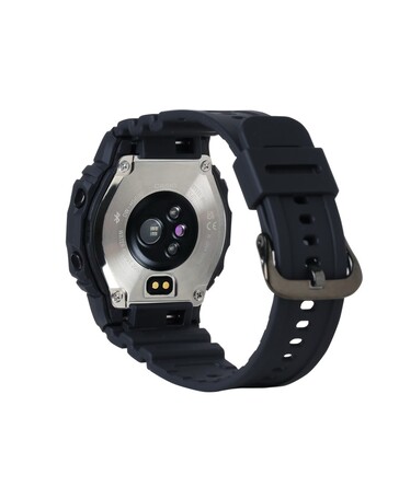 The optical heart rate sensor on the back. (Image source: Casio)
