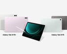 The successor to the Galaxy Tab S9 FE series will get display and RAM upgrades. (Image source: Samsung)