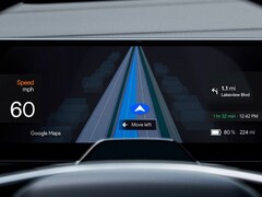 Google’s new Lane Guidance feature will initially be available exclusively in the Polestar 4. (Image source: Polestar)