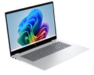 The HP OmniBook 7 17 arrives in the Glacier Silver colorway (Image source: HP)