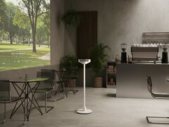 LG’s new MoodMate projector (pictured) is also known as the CineBeam M. (Image source: LG)