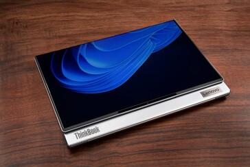 Lenovo ThinkBook Codename Flip in tablet mode. (Image source: Lenovo)