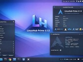 LinuxHub Prime 3.1.5 is another Arch-based distro that got updated this month
