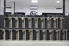 Cryptocurrency miners are now employing workstation-grande hardware for their mining needs (image via @I_Leak_VN on Twitter)