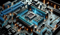 PCIe 7.0 future motherboard (Source: DALL·E 3-generated image)