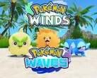 Banner for Pokémon Winds and Waves starters shown
