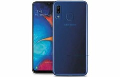 Samsung Galaxy A20e leaked render (Source: AndroidPure)