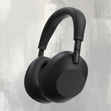 Side of WH-1000XM6 Sony wireless headphones shown