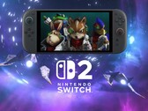 Star Fox game shown on the Switch 2