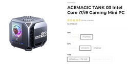 Acemagic Tank03 - configurations (source: Acemagic)