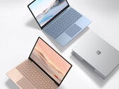 The Surface Laptop Go 2 is expected to launch in four colours, including the three shown here. (Image source: Microsoft)