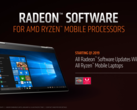 Ryzen Mobile APUs will be serviced directly via Radeon Software updates. (Source: AMD)